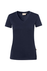 HAKRO Damen V-Shirt Stretch 172 tinte