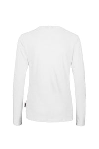 HAKRO Damen Longsleeve Classic 178 weiß