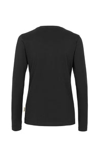HAKRO Damen Longsleeve Classic 178 schwarz