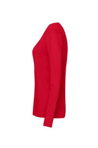 HAKRO Damen Longsleeve MIKRALINAR® 179 rot