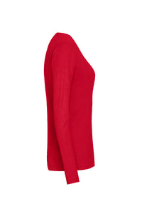 HAKRO Damen Longsleeve MIKRALINAR® 179 rot