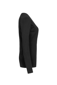 HAKRO Damen Longsleeve MIKRALINAR® 179 schwarz