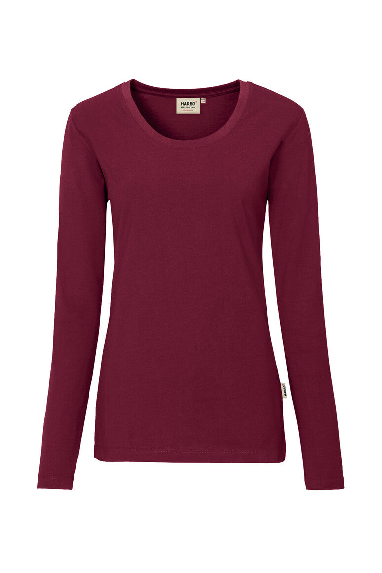 HAKRO Damen Longsleeve MIKRALINAR® 179 weinrot