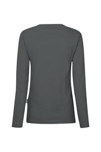 HAKRO Damen Longsleeve MIKRALINAR® 179 anthrazit