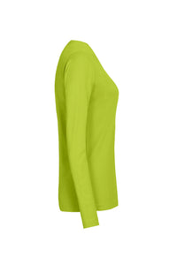 HAKRO Damen Longsleeve MIKRALINAR® 179 kiwi