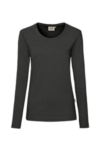 HAKRO Damen Longsleeve MIKRALINAR® 179 karbongrau