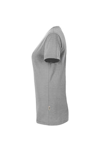 HAKRO Damen V-Shirt MIKRALINAR® 181 grau meliert