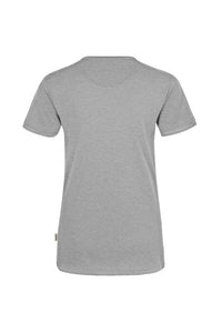 HAKRO Damen V-Shirt MIKRALINAR® 181 grau meliert