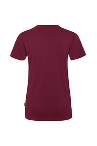 HAKRO Damen V-Shirt MIKRALINAR® 181 weinrot