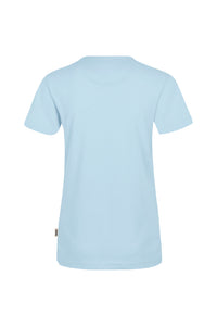 HAKRO Damen V-Shirt MIKRALINAR® 181 eisblau