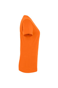 HAKRO Damen V-Shirt MIKRALINAR® 181 orange