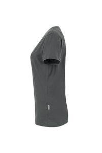 HAKRO Damen V-Shirt MIKRALINAR® 181 anthrazit
