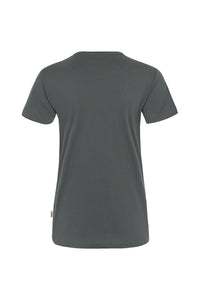 HAKRO Damen V-Shirt MIKRALINAR® 181 anthrazit