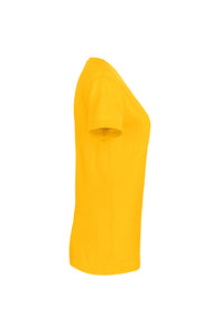 HAKRO Damen V-Shirt MIKRALINAR® 181 sonne