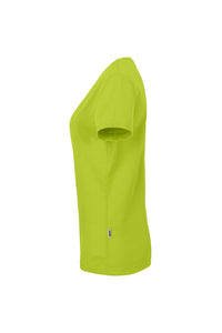 HAKRO Damen V-Shirt MIKRALINAR® 181 kiwi