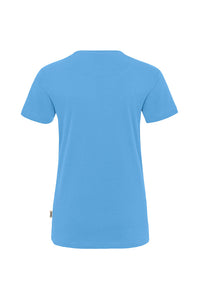 HAKRO Damen V-Shirt MIKRALINAR® 181 malibublau