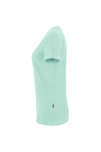 HAKRO Damen V-Shirt MIKRALINAR® 181 eisgrün