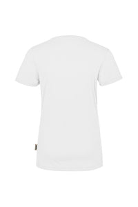 HAKRO Damen V-Shirt COOLMAX® ECO 187 weiß