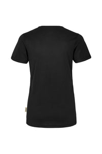 HAKRO Damen V-Shirt COOLMAX® ECO 187 schwarz
