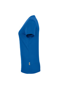 HAKRO Damen V-Shirt COOLMAX® ECO 187 royalblau