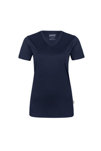 HAKRO Damen V-Shirt COOLMAX® ECO 187 tinte