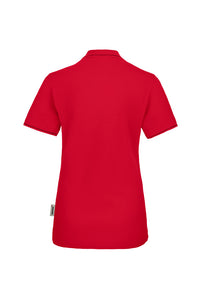 HAKRO Damen Poloshirt Casual 203 rot/schwarz