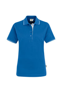 HAKRO Damen Poloshirt Casual 203 royalblau/weiß