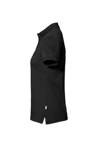 HAKRO COTTON TEC® Damen Poloshirt 214 schwarz