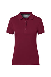 HAKRO COTTON TEC® Damen Poloshirt 214 weinrot