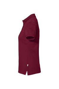 HAKRO COTTON TEC® Damen Poloshirt 214 weinrot