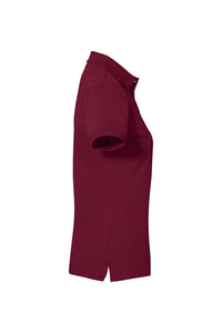 HAKRO COTTON TEC® Damen Poloshirt 214 weinrot
