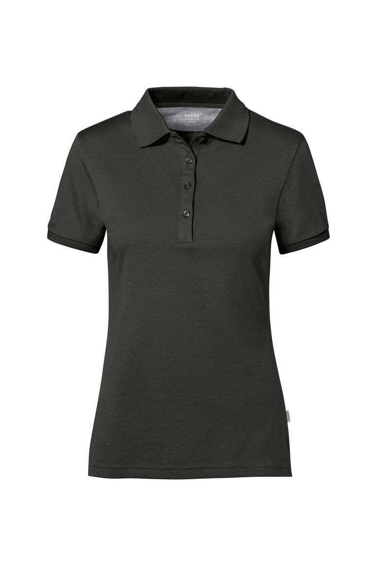 HAKRO COTTON TEC® Damen Poloshirt 214 karbongrau