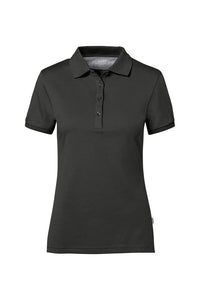 HAKRO COTTON TEC® Damen Poloshirt 214 karbongrau