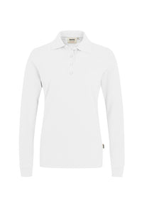 HAKRO Damen Longsleeve-Poloshirt MIKRALINAR® 215 weiß