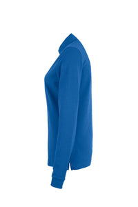 HAKRO Damen Longsleeve-Poloshirt MIKRALINAR® 215 royalblau
