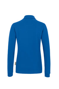HAKRO Damen Longsleeve-Poloshirt MIKRALINAR® 215 royalblau