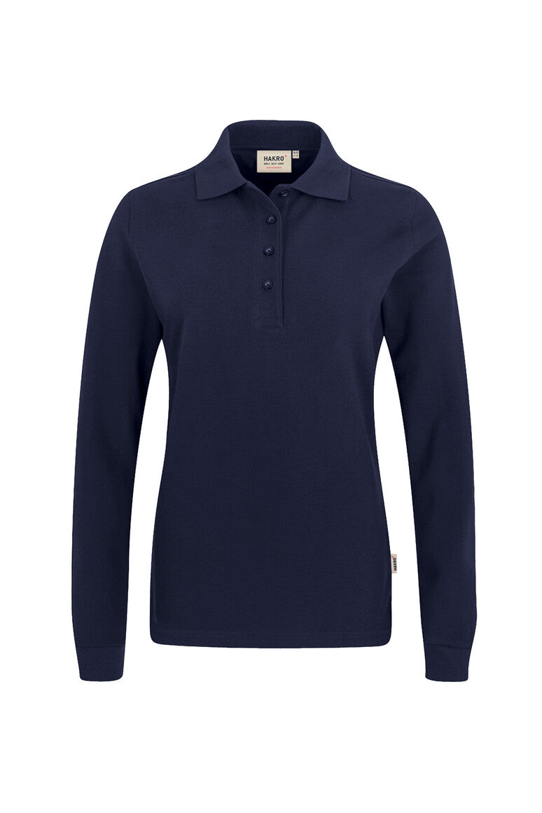 HAKRO Damen Longsleeve-Poloshirt MIKRALINAR® 215 tinte