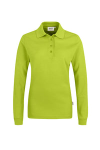 HAKRO Damen Longsleeve-Poloshirt MIKRALINAR® 215 kiwi