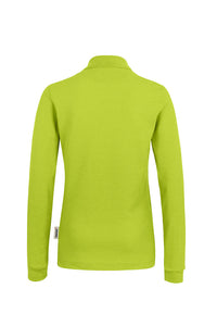 HAKRO Damen Longsleeve-Poloshirt MIKRALINAR® 215 kiwi