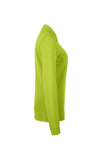 HAKRO Damen Longsleeve-Poloshirt MIKRALINAR® 215 kiwi