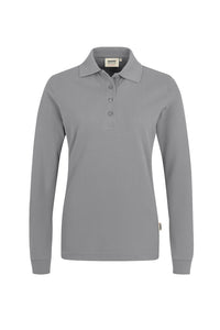 HAKRO Damen Longsleeve-Poloshirt MIKRALINAR® 215 titan