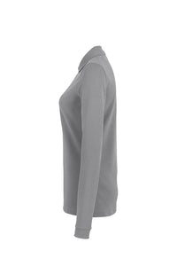 HAKRO Damen Longsleeve-Poloshirt MIKRALINAR® 215 titan
