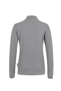 HAKRO Damen Longsleeve-Poloshirt MIKRALINAR® 215 titan