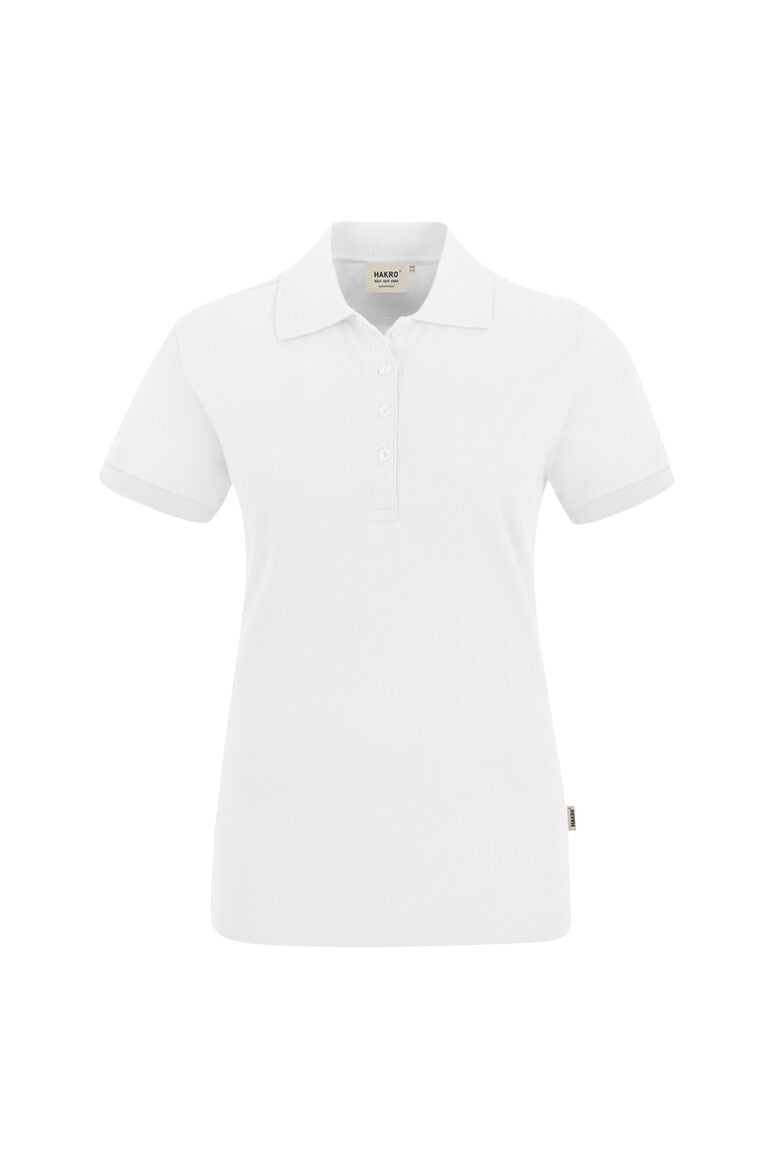 HAKRO Damen Poloshirt Stretch 222 weiß