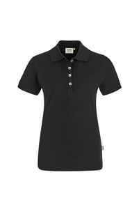 HAKRO Damen Poloshirt Stretch 222 schwarz