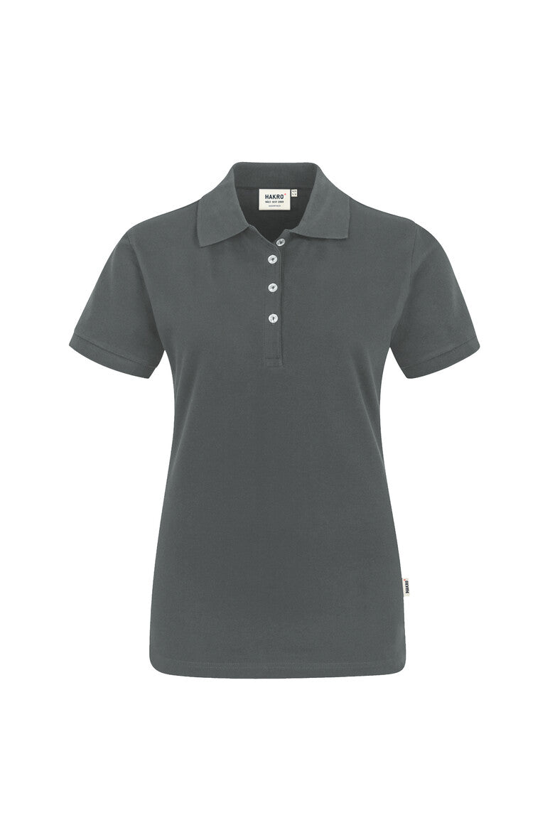 HAKRO Damen Poloshirt Stretch 222 anthrazit