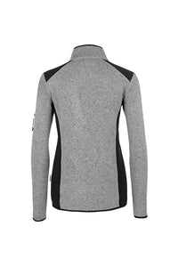 HAKRO Damen Strickfleecejacke 236 grau meliert