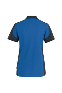 HAKRO Damen Poloshirt Contrast MIKRALINAR® 239 royalblau/anthrazit
