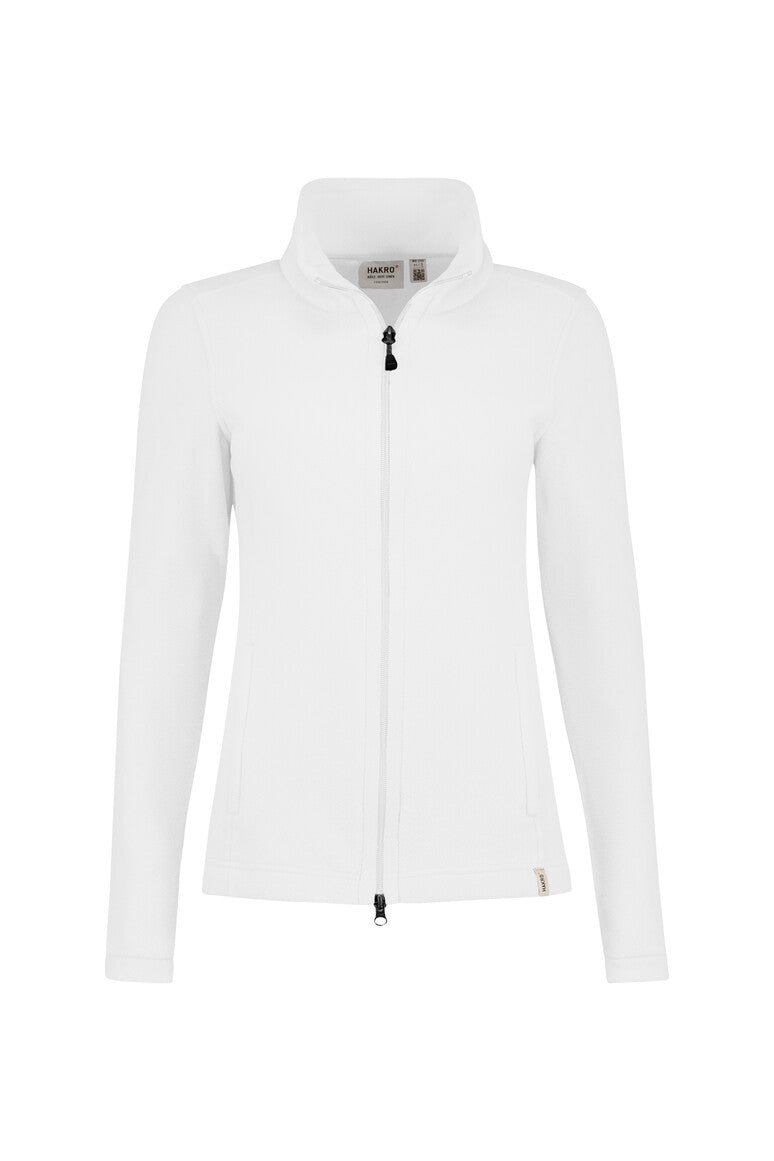 HAKRO Damen Fleecejacke ECO 246 weiß