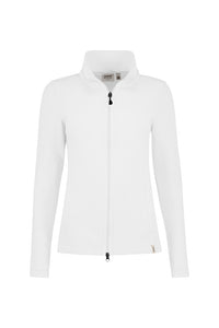 HAKRO Damen Fleecejacke ECO 246 weiß